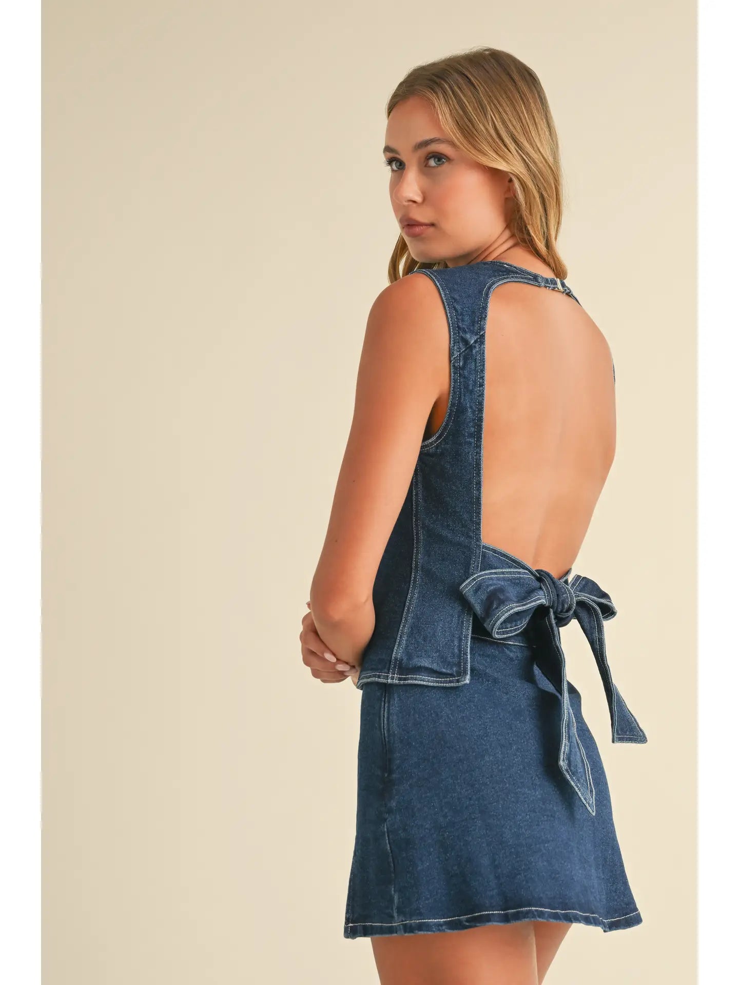 Sweet Caroline Denim Top