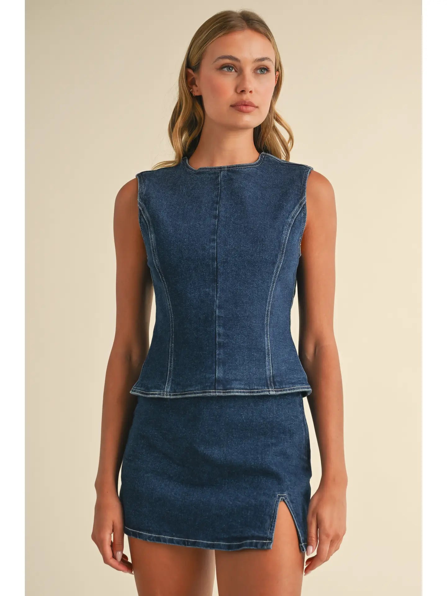 Sweet Caroline Denim Skirt
