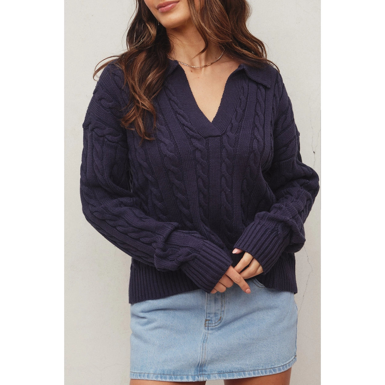 Lauren Cable Knit Sweater