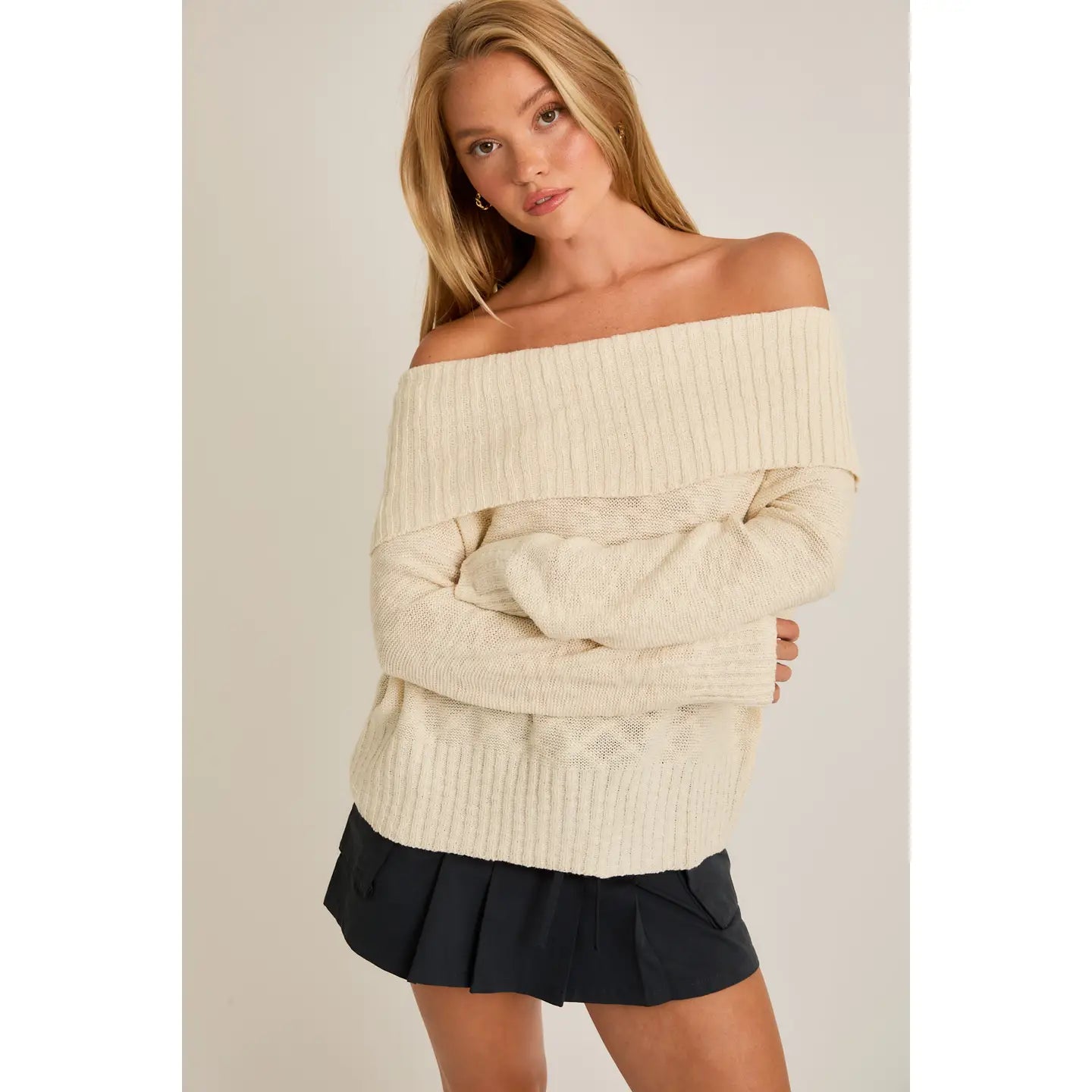Vanilla Girl Off The Shoulder Top