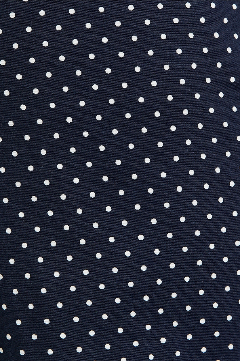 Natalie Navy Polka Dot Dress