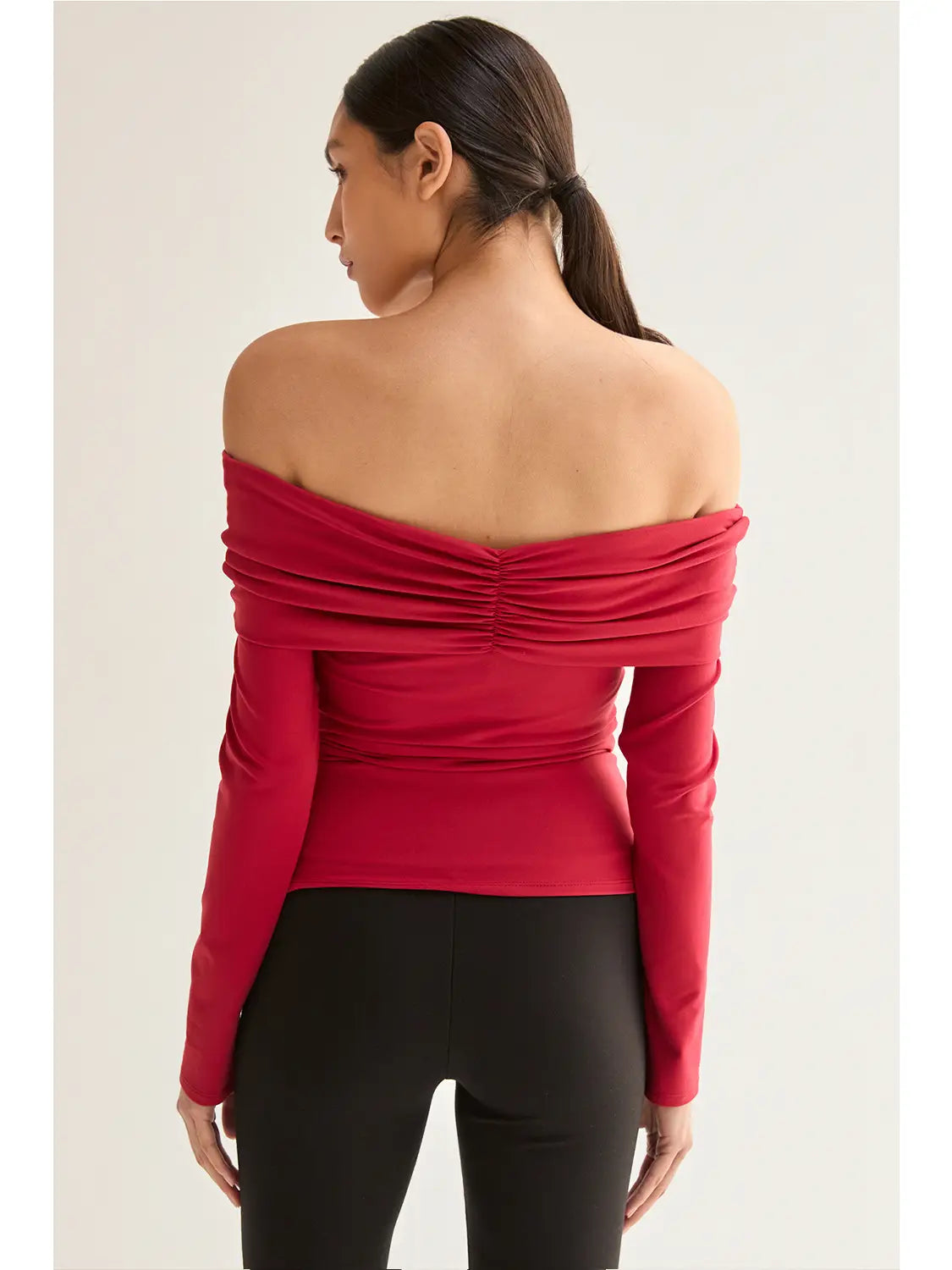 Rose Off The Shoulder Top