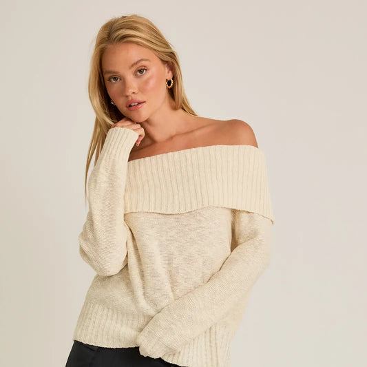 Vanilla Girl Off The Shoulder Top